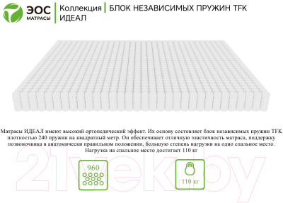 Матрас EOS Идеал 44 100x180