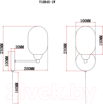 Бра Moderli Gracy / V10848-1W