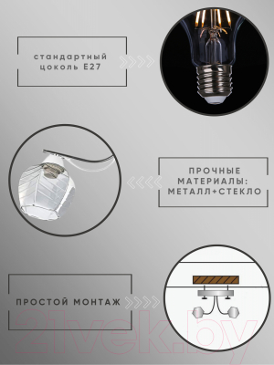 Потолочный светильник Aitin-Pro НПБ 02-2х60-102 / 6031/2