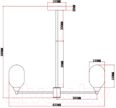 Люстра Moderli Gracy / V10847-6P