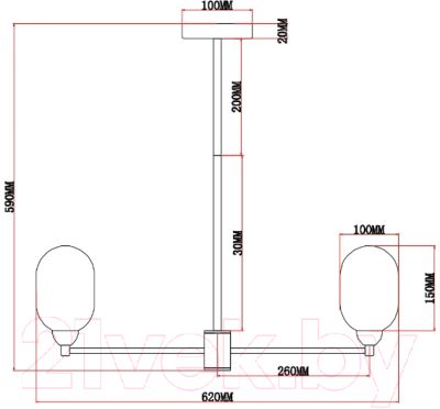 Люстра Moderli Gracy / V10849-4P