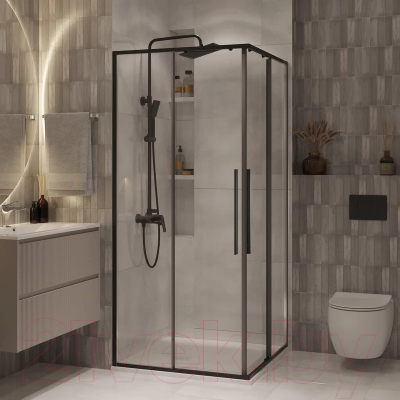 Душевой уголок Niagara NG-6824-34BLACK 100x100x195