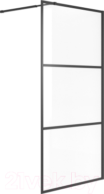 Душевая стенка Niagara NG-688-12BLACK 120x195 - фото