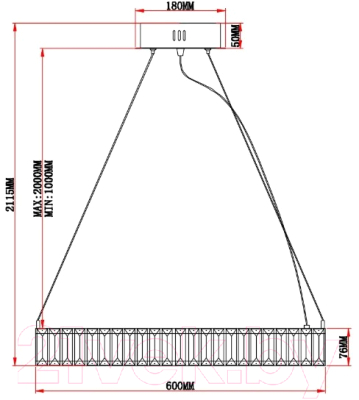 Потолочный светильник Moderli Asti / V10730-PL