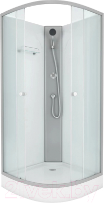 Душевая кабина Niagara Eco E90/13/MT/BK 90x90x200 - фото