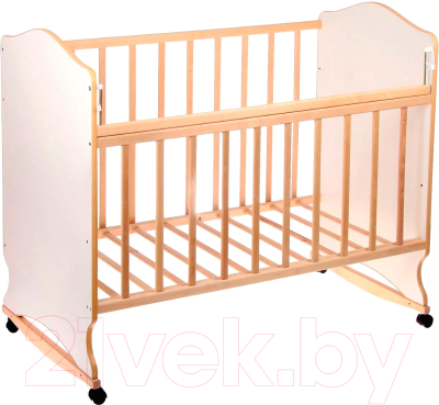 Детская кроватка VDK Морозко колесо-качалка