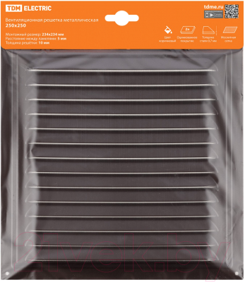 Решетка вентиляционная TDM SQ1807-0709