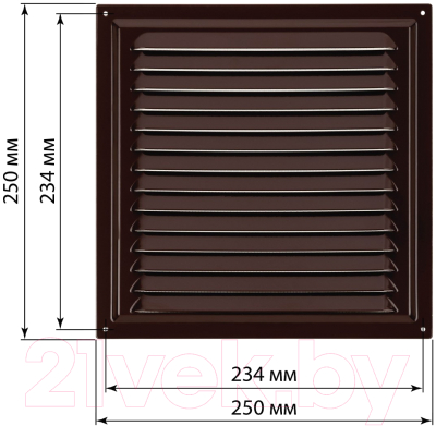 Решетка вентиляционная TDM SQ1807-0709