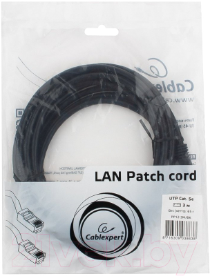 Кабель Cablexpert PP12-3M/BK