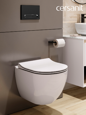 Унитаз подвесной Cersanit Brasko Smart Clean On DPL EO Slim LP / 64824