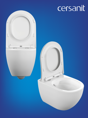 Унитаз подвесной Cersanit Brasko Smart Clean On DPL EO Slim LP / 64824