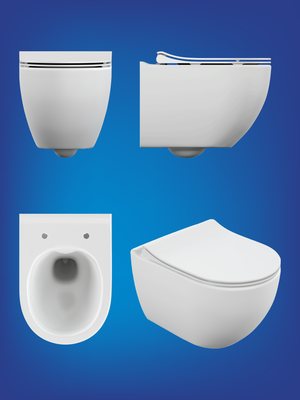 Унитаз подвесной Cersanit Brasko Smart Clean On DPL EO Slim LP / 64824