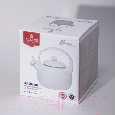 Чайник со свистком Agness 934-593