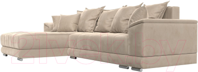 Диван угловой Лига Диванов НордСтар левый / 121105L