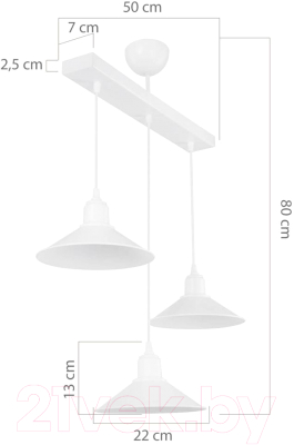 Люстра Toplight Delilah TL1606H-03WH