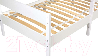 Односпальная кровать детская Polini Kids Simple 3435 / 0002786.9