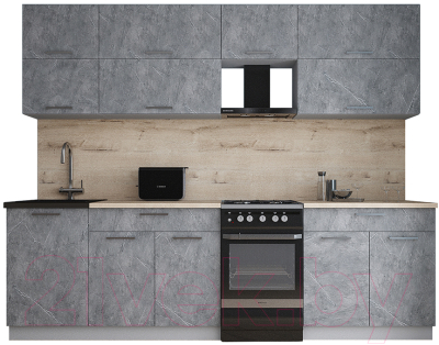 Кухонный гарнитур Интерлиния Мила Gloss 50-26 - фото