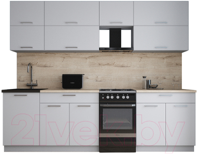 Кухонный гарнитур Интерлиния Мила Gloss 50-26 - фото