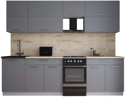Кухонный гарнитур Интерлиния Мила Gloss 50-26 - фото