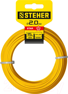 Леска для триммера Steher Звезда 3мм 15м / 75010-2.0 - фото