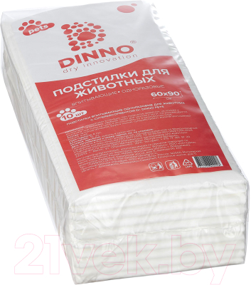 Одноразовая пеленка для животных Dr.Dinno Pets 60x90