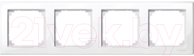 Рамка для выключателей и розеток Schneider Electric Merten MTN478419 - фото
