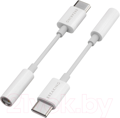 Кабель/переходник Breaking AUX 3.5мм - USB-C / 24561