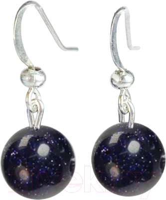 Серьги Wolves Элитный Авантюрин Каирская ночь 40803 №1 - фото