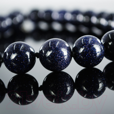 Серьги Wolves Элитный Авантюрин Каирская ночь 40803 №1