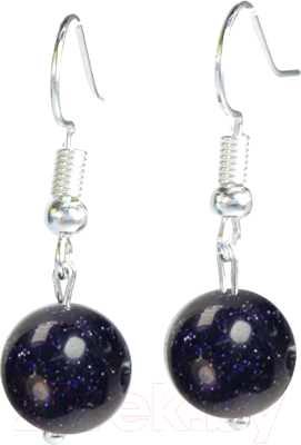 Серьги Wolves Элитный Авантюрин Каирская ночь 40804 №2 - фото