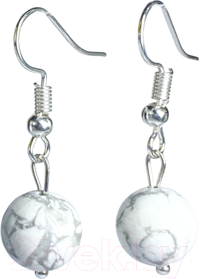 Серьги Wolves Элитный Кахолонг 40840 №2 - фото