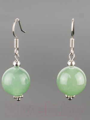 Серьги Wolves Элитный Оникс 40880 №2