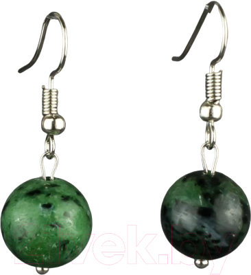 Серьги Wolves Элитный Цоизит 40904 №2 - фото