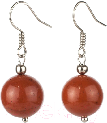 Серьги Wolves Элитная Яшма 40911 №1 - фото