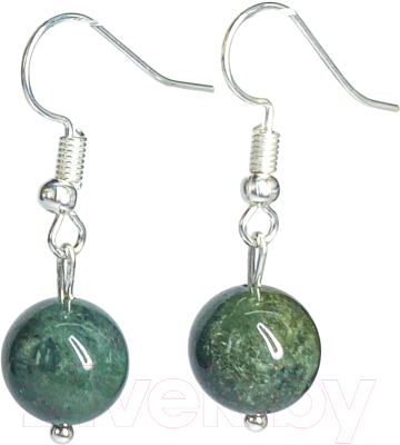 Серьги Wolves Элитная Яшма 40916 №2 - фото