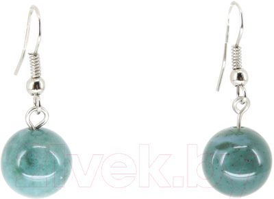 Серьги Wolves Элитная Яшма 40916 №2