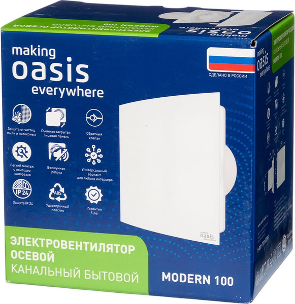 Вентилятор накладной Making Oasis Everywhere Modern 100