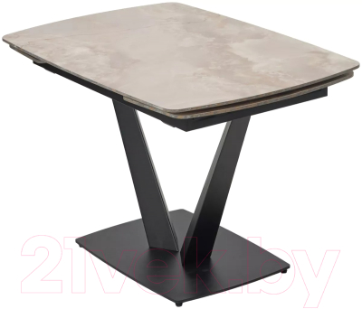 Обеденный стол M-City Alatri 120 Gloss / 614M05548 (Amber Jade Solid Ceramic/Black)