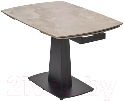 Обеденный стол M-City Balde 140 Gloss / 614M05565 (Amber Jade Solid Ceramic/Black)