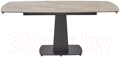 Обеденный стол M-City Balde 140 Gloss / 614M05565 (Amber Jade Solid Ceramic/Black)