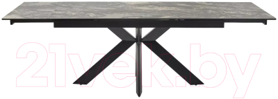 Обеденный стол M-City Belluno 160 KL-176 / 614M05693 (итальянская керамика/черный)