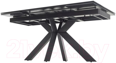 Обеденный стол M-City Belluno 160 KL-176 / 614M05693 (итальянская керамика/черный)