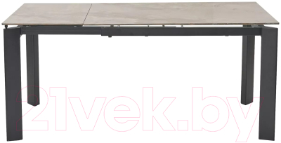 Обеденный стол M-City Corner 120 Gloss / 614M05546 (Amber Jade Solid Ceramic/Black)