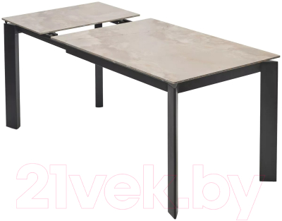 Обеденный стол M-City Corner 120 Gloss / 614M05546 (Amber Jade Solid Ceramic/Black)