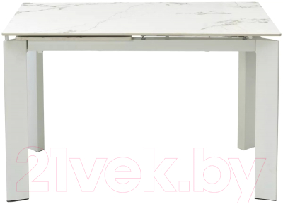 Обеденный стол M-City Corner 120 Gloss / 614M05545 (Golden Jade Solid Ceramic/White)