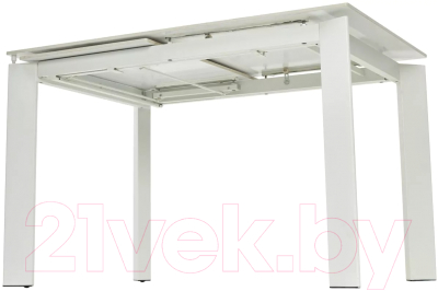 Обеденный стол M-City Corner 120 Gloss / 614M05545 (Golden Jade Solid Ceramic/White)