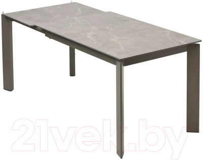 Обеденный стол M-City Corner 120 Matt / 614M05547 (Latte Stone Solid Ceramic/Taupe)