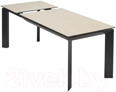 Обеденный стол M-City Cremona 140 TL-142 / 614М05538 (итальянская керамика/черный)