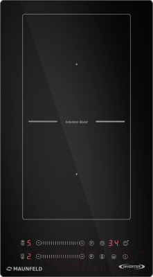Индукционная варочная панель Maunfeld CVI292S2BBK Inverter - фото