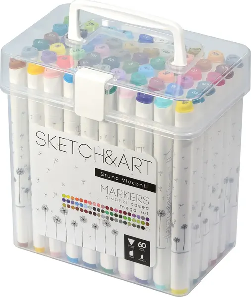 Набор маркеров Sketch & Art 22-0080 - фото